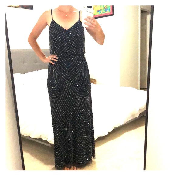 Adrianna Papell Dresses & Skirts - Adrianna Papell beaded blouson gown!